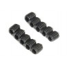 XRAY SCREW GRUB 4X5MM STEEL BLACK (10PCS)