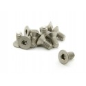 COUNTERSUNK SCREW 3X6MM TITANIUM (10PCS)