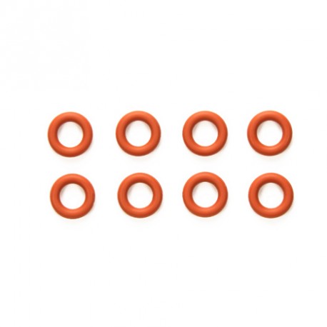 TAMIYA 5MM GEAR DIFFERENTIAL O-RINGS (RED/8PCS)