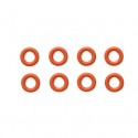 TAMIYA 5MM GEAR DIFFERENTIAL O-RINGS (RED/8PCS)