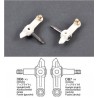 TAMIYA DT02/DT03 FRONT UPRIGHTS