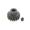 PIÑON 16T (M1) 5MM SHAFT STEEL HARD COATED