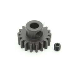PIÑON 18T (M1) 5MM SHAFT STEEL HARD COATED