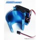 VENTILADOR CON SOPORTE HOBBYWING PARA MOTORES ESCALA 1/8 -1/10L