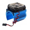 VENTILADOR CON SOPORTE HOBBYWING PARA MOTORES ESCALA 1/8 