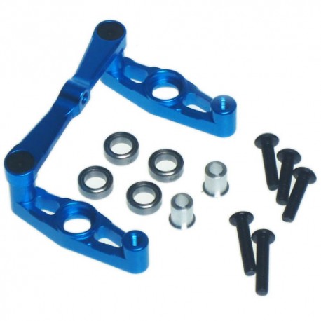 YEAH RACING  TT-02 ALUMINUM BALL BEARING STEERING ASSEMBLY SET